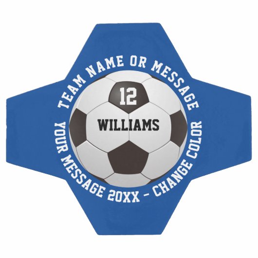 Naam van aangepast nummer Team Naam Voetbal (Enkel)