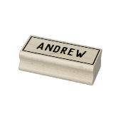 Naam van Andrew Rubberstempel (Stempel)