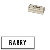 Naam van Barry Rubberstempel (Gestempeld)