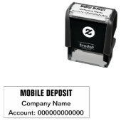 Naam van bedrijf voor mobiele deposito  zelfinktende stempel (In situ)