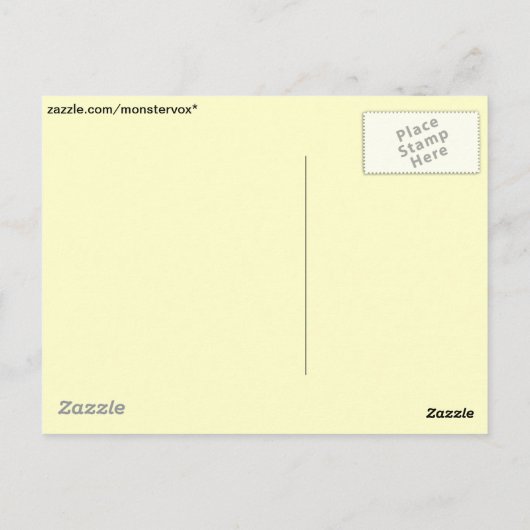 Naam van bloemen briefkaart (Achterkant)