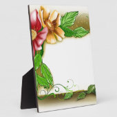 Naam van bloemen fotoplaat (Zijkant)