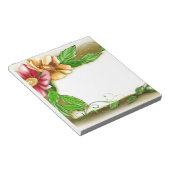 Naam van bloemen notitieblok (Schuin)