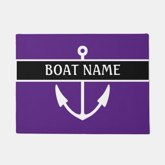 Naam van boot Dock Mat (Voorkant)
