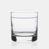Naam van boot Dock Nautical Kompas Drinkset Whisky Glas (Voorkant)