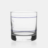 Naam van boot Dock Nautical Kompas Drinkset Whisky Glas (Achterkant)