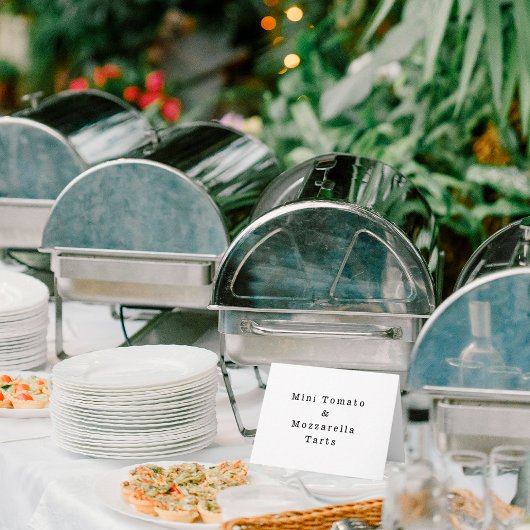 Naam van buffer Voedsel Kaart