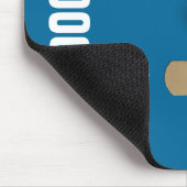 Naam van de aangepaste arts: Rode anjer Gift Muismat (Hoek)