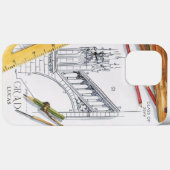 Naam van de afstuderen architectuuringenieur Case-Mate iPhone case (Achterkant (horizontaal))