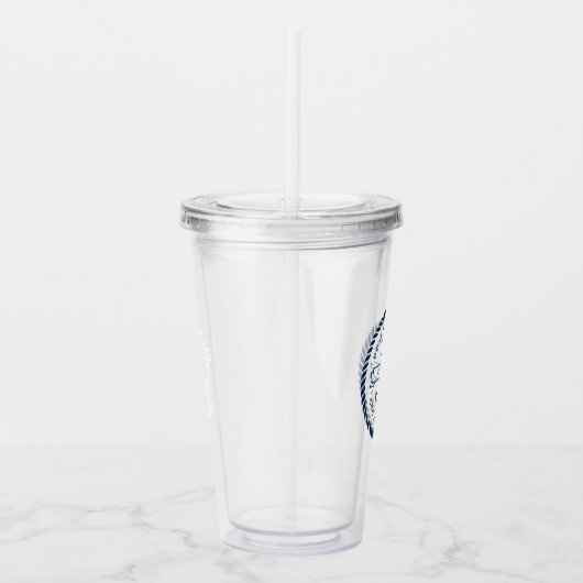 Naam van de ankerboot of het touw, heihaven acryl drinkbeker (Rechts)