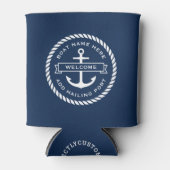 Naam van de ankerboot of het touw, heihaven blikjeskoeler (Voorkant)