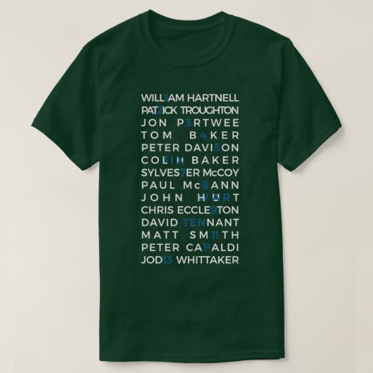 Naam van de arts t-shirt (Design voorkant)