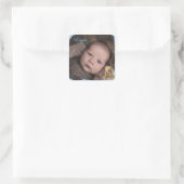 Naam van de baby en Foto Sticker (Tas)