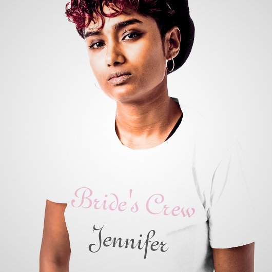 naam van de bemanning van Bride T-shirt