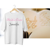  naam van de bemanning van Bride T-shirt