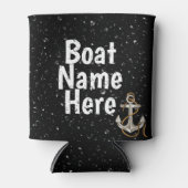 Naam van de boot en Koelbox van de waterdruppel Blikjeskoeler (Voorkant)