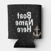 Naam van de boot en Koelbox van de waterdruppel Blikjeskoeler (Achterkant)