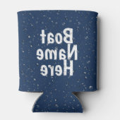 Naam van de boot en Koelbox van de waterdruppel Blikjeskoeler (Achterkant)