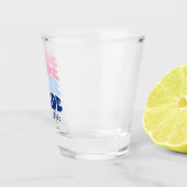 Naam van de bruid vrijgezellenfeest shot glas (Rechts)