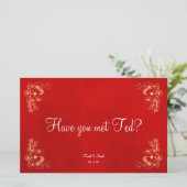 Naam van de bruiddwergtafel (Staand voorkant)