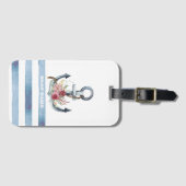 Naam van de cabine, ankervloerstroken bagagelabel (Voorkant (horizontaal))