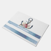 Naam van de cabine, ankervloerstroken deurmat (Schuin)