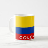 naam van de colombiaanse vlag koffiemok (Voorkant links)