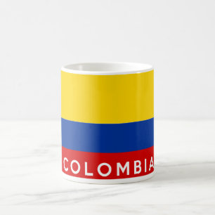naam van de colombiaanse vlag koffiemok