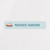 Naam van de creditauto labels (Design 2)