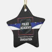 Naam van de douane, Afstuderen van de Politieacade Keramisch Ornament (Links)