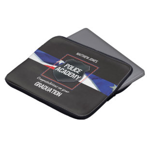 Naam van de douane, Afstuderen van de Politieacade Laptop Sleeve