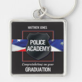 Naam van de douane, Afstuderen van de Politieacade Sleutelhanger (Voorkant)