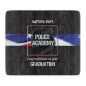 Naam van de douane, Afstuderen van de Politieacade Snijplank (Voorkant)