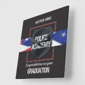 Naam van de douane, Afstuderen van de Politieacade Vierkante Klok (Hoek)