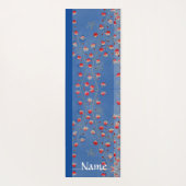 NAAM VAN DE DOUANE JAPANESE AFDRUKTE HUMMINGBIRD Y YOGAMAT (Achterkant)