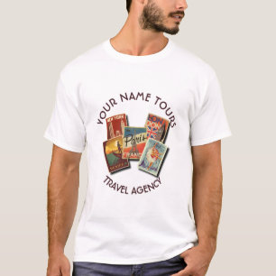 Naam van de Douane van de Briefkaarten van het T-shirt