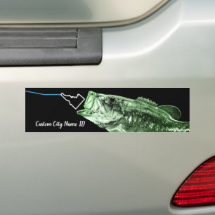 NAAM VAN DE DOUANESCHIEDENIS HIER VISSERIJ-STRIKSE BUMPERSTICKER