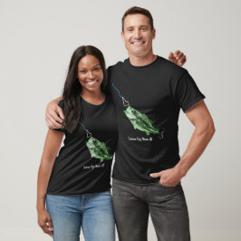 NAAM VAN DE DOUANESCHIEDENIS HIER VISSERIJ-STRIKSE T-SHIRT