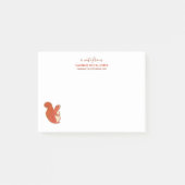 Naam van de eekhoorn en contactgegevens post-it® notes (Voorkant)