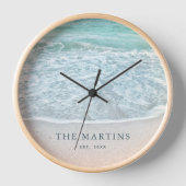 Naam van de familie Turquoise Blue Ocean Vastgeste (Voorkant)