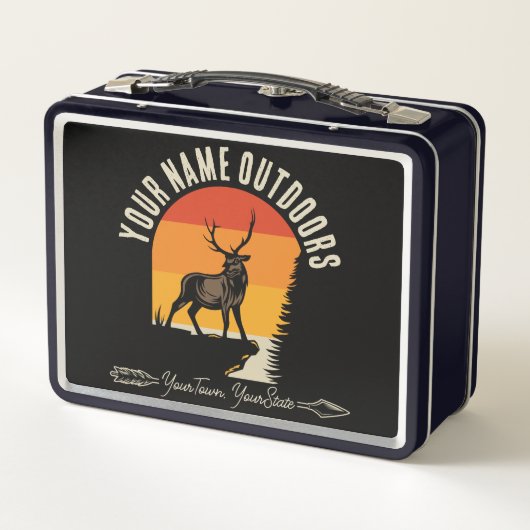 NAAM VAN DE JACHT VOEGT NAAM Buiten Deer Elk Wilde (Achterkant)