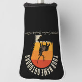 NAAM VAN DE JACHT VOEGT NAAM Buiten Deer Elk Wilde Golfheadcover (Draai 90)