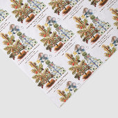 Naam van de kerstboom voor kotstaart tissuepapier (Detail)