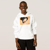 NAAM VAN DE KLANT KINDER PLAATSEN OVER HOODIE MOUS (Voorkant volledig)