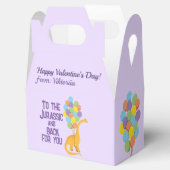 Naam van de klant kinder school dino Valentijnse Bedankdoosjes (Geopend)