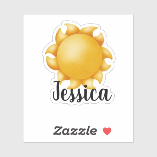 NAAM VAN DE KLANTZUUR STICKER (Vel)