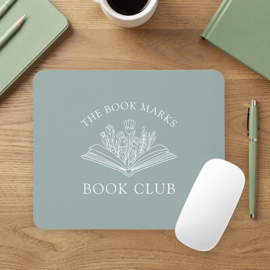 Naam van de leesclub Persoonlijk Cadeau voor Leden Muismat