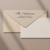 Naam van de legant-Script-familie retouradres Rubberstempel