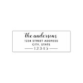 Naam van de legant-Script-familie retouradres Zelfinktende Stempel (Design)
