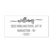 Naam van de legant-Script-familie retouradres Zelfinktende Stempel (Design)